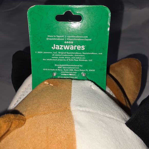 Squishmallows New Christmas Kitty kid's slippers size 2-3 - Picture 3 of 9